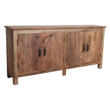 FARMWOOD SIDEBOARD 4 DOOR RECYCLED TEAK 172 - CABINETS, SHELVES